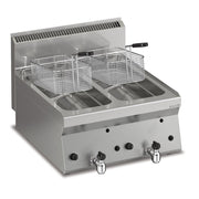 Gas Fritteuse 2 x 8 lt. Tischgerät