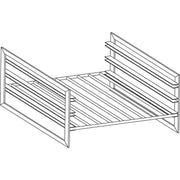 Führungsschienen-Kit GN 1/1 für Unterbauten 40cm