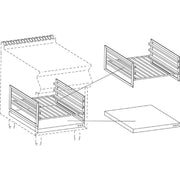 Heizregister für Unterbauten 40cm