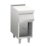 Neutralelement 200 mm breit ohne Schublade offener Unterbau