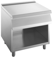 Neutralelement 800 mm breit ohne Schublade offener Unterbau