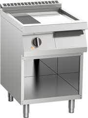 Elektro-Grillplatte geteilt verchromt 7