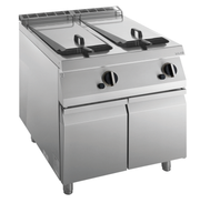 Gas-Fritteuse 2 Becken je 15 L Standgerät 28kW