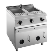 Gas-Nudelkocher 2 x 28 L 2 Becken
