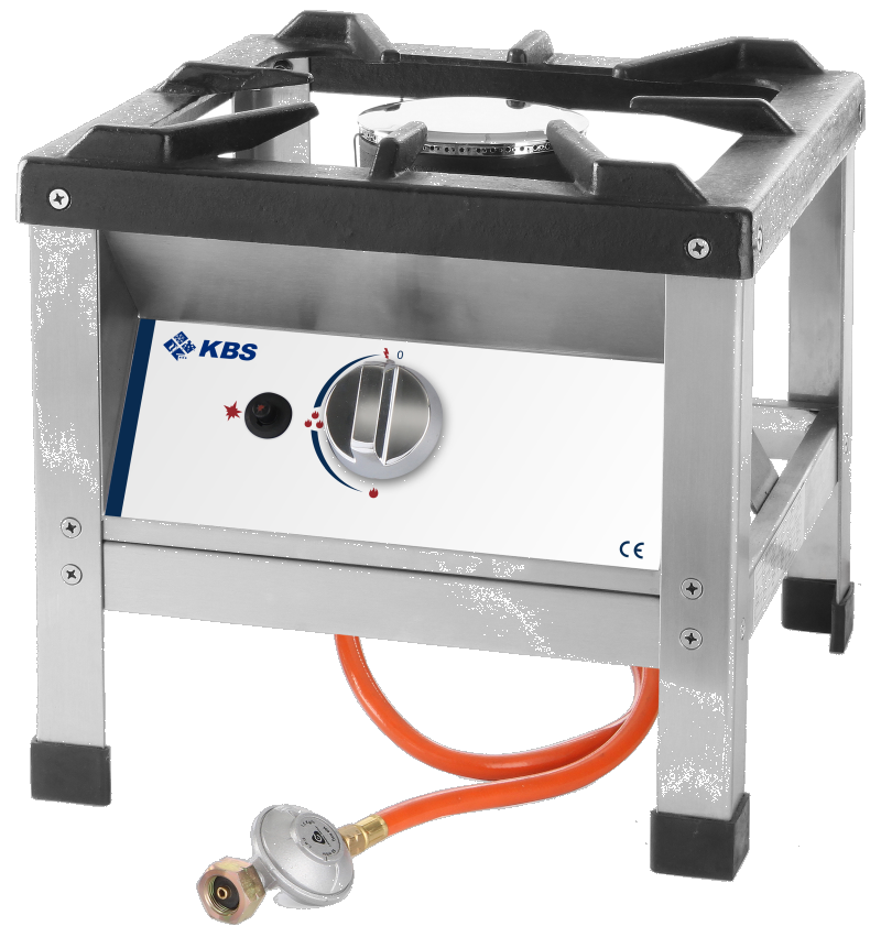 Mobiler Gas-Hockerkocher mit Hochleistungsbrenner 6kW