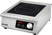 Profi-Induktions-Kochfläche 5 KW mit Drehregler SCHOTT CERAN® Feld