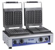 Waffeleisen mit 2 festen Backplatten für 4x Waffeln 10x17x1