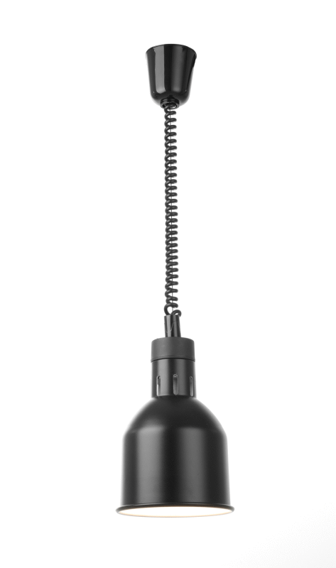 Infrarot Heizlampe Schwarz inkl. Leuchtmittel