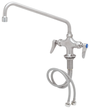 EVERSTEEL 2 Knebel-Mischbatterie mit Schwenkhahn 1/2 Zoll Wasseranschluß