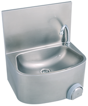 Handwaschbecken halbrunde Form BxTxH 48x35x52cm