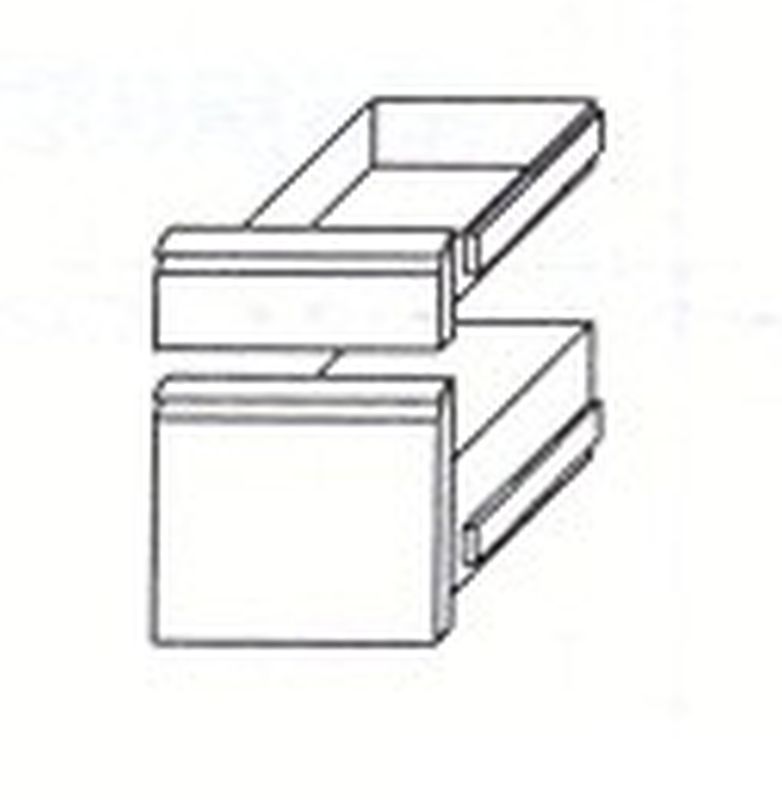 Schubladensatz 1/3 +2/3 Kühltischschubladensatz