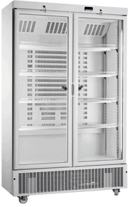 KBS 850 GU Glastürkühlschrank mit Drehtüren