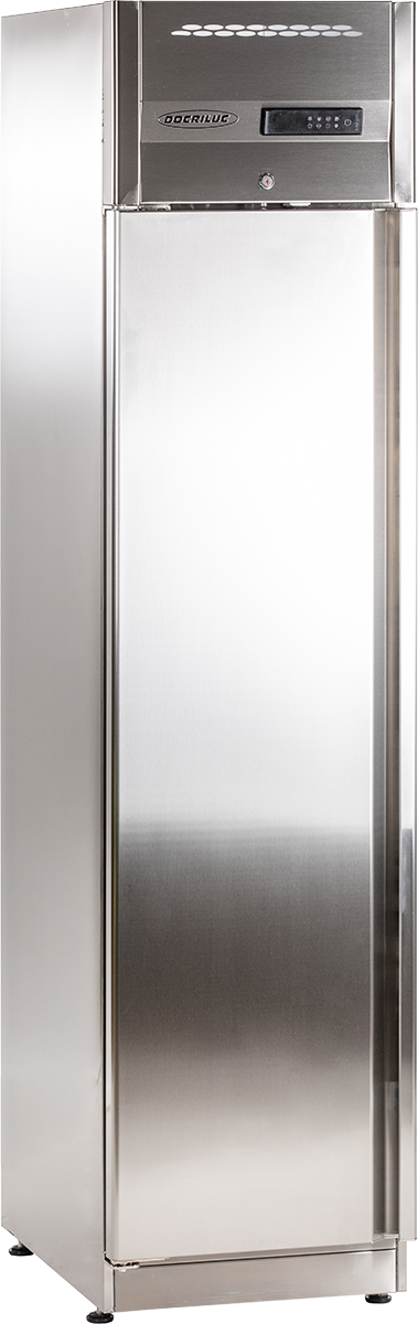Edelstahl-Tiefkühlschrank TKU 358 Türanschlag rechts