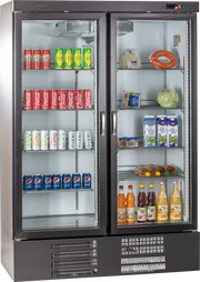 Glastürkühlschrank KU 1200 G mit Drehtüren