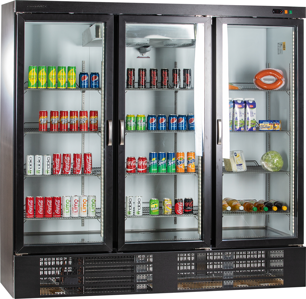 Glastür-Tiefkühlschrank TKU 1850 G mit Drehtüren