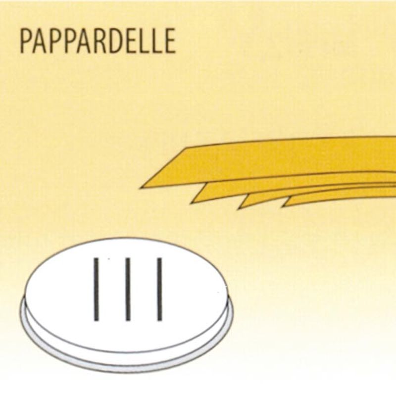 Nudelform Pappardelle für Nudelmaschine 2