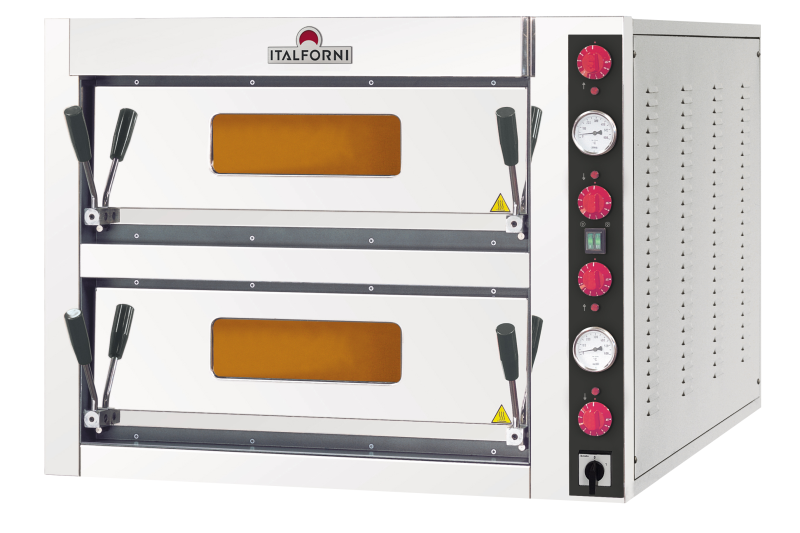 Pizzaofen Allround 4+4 für 4+4 Pizzen ø32cm elektro 9 kW