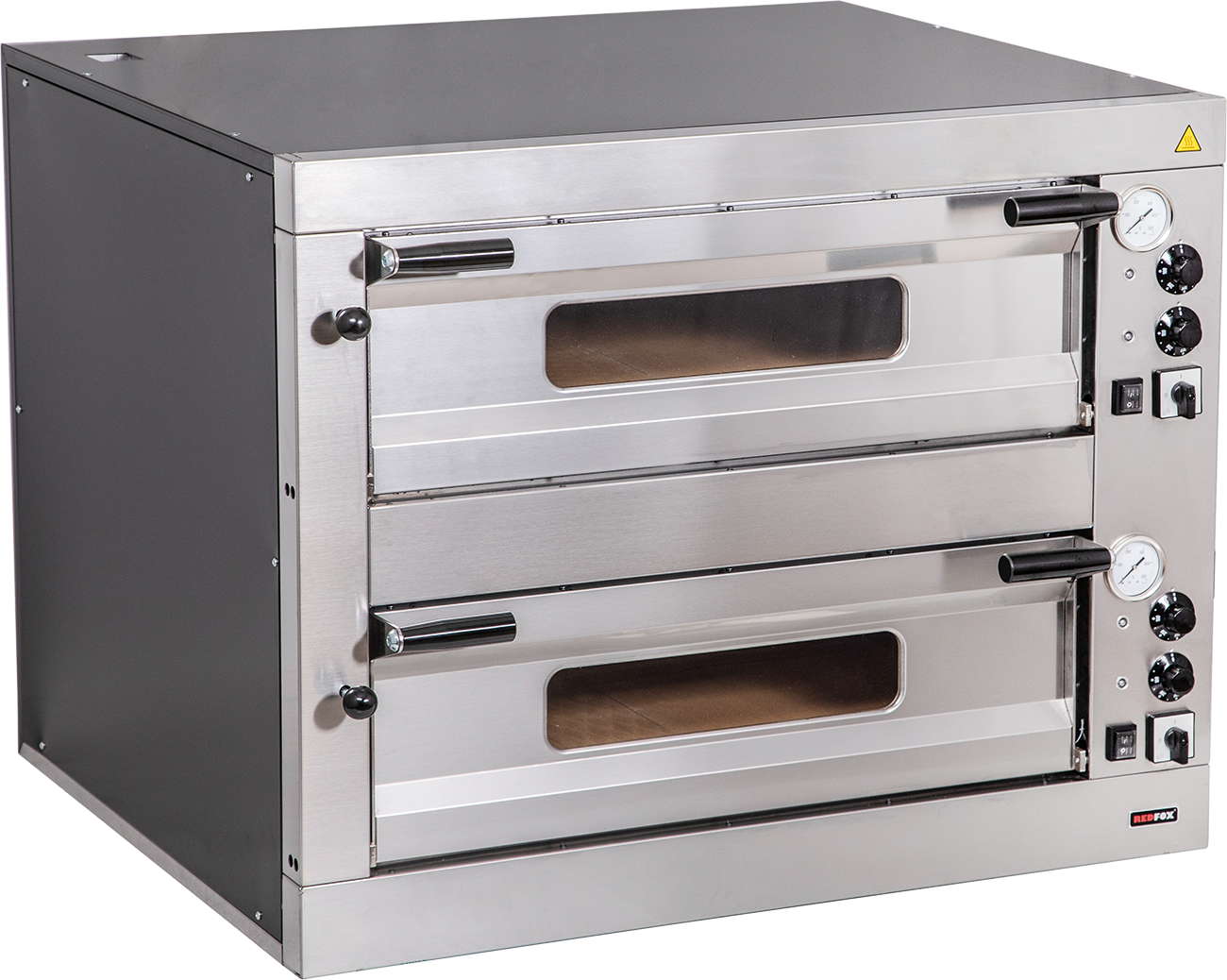 Pizzaofen Basic 4+4 für 8 Pizzen ø33cm elektro 9