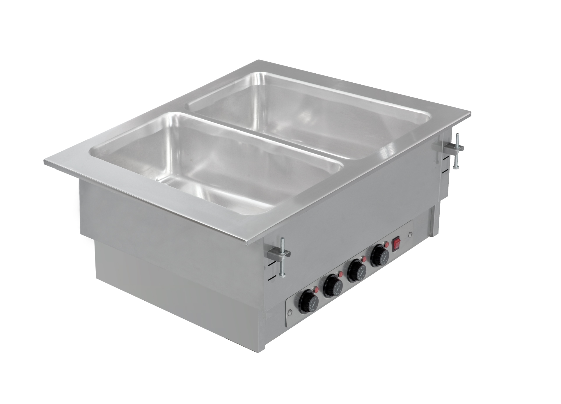 Einbau Bain Marie 2x GN 1/1 mit getrennt regelbaren Becken