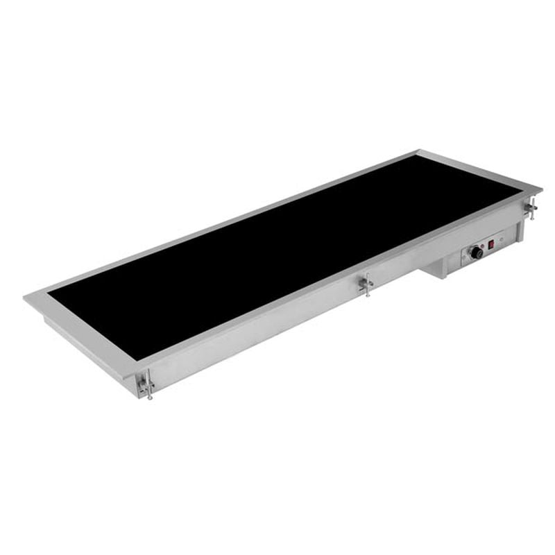Einbau Glaskeramik-Warmhalteplatte mit Strahlheizkörpern GN 5/1