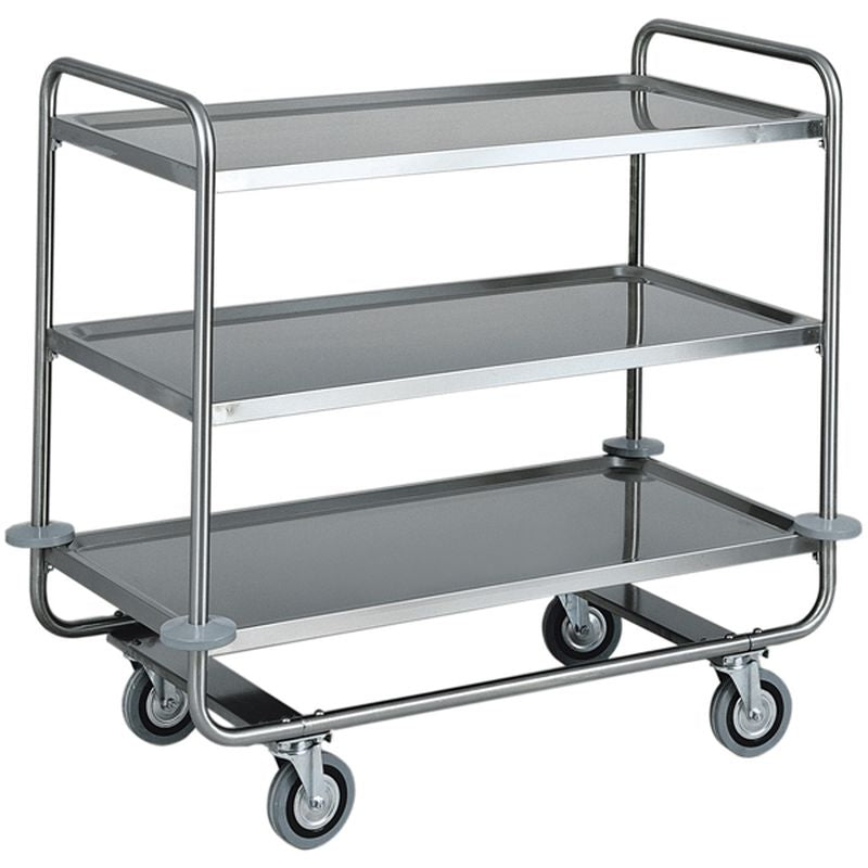 Schwerlast-Servierwagen 1100 mit 3 Böden - 105 kg Traglast