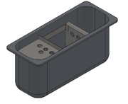 Anbauportionierspüle für Eistheken